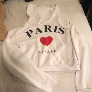 Gently used cropped hoodie!!